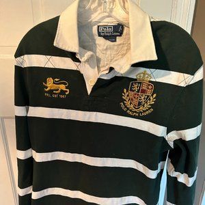 Green Ralph Lauren Rugby shirt vintage